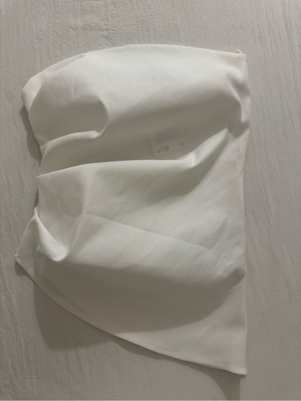 Zara White Strapless Top